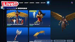 Fortnite WONDER WOMAN *NEW* ITEM SHOP TODAY January 4! (Chapter 6 LIVE)