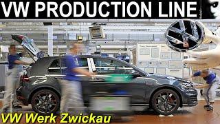  VOLKSWAGEN PRODUKTION ZWICKAU | Assembly Line Production Plant Footage