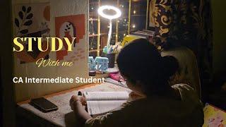 Study with a CA Inter Student for 8+ hours ️‍  | Lectures and self study| CA Journey ep. 3