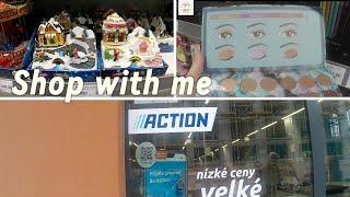 Vlog _ACTION SHOP WITH ME Shoplog /Christmas,Skin care,Decoration home️/ ️PRAGUE