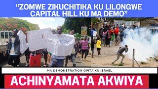 KU LILONGWE KWAVUTA ACHINYAMATA AYAMBITSA MA DEMO KU CAPITAL HILL NDIPO APOLICE APONYA TEARGAS