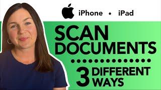 3 Ways to Scan a Document Using Your iPhone or Ipad