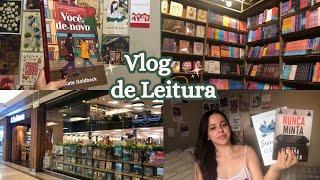 Vlog de leitura: Você, de novo. Fui na livraria + Unboxing ️