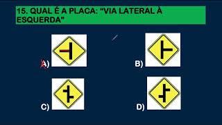 100 QUESTÕES DE PLACAS DE TRÂNSITO│SIMULADO DETRAN ONLINE