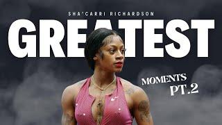 Sha'carri Richardson GREATEST Moments Pt. 2