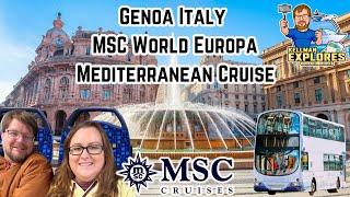 Exploring Genoa: A Memorable Day on MSC Europa's Mediterranean Cruise! Last Port Day! | Italy