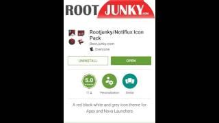 RootJunky and Notiflux Icon Pack Review