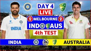 India vs Australia 4th Test Live | IND vs AUS 4th Test Day 4 Live Scores & Commentary | 2nd Session