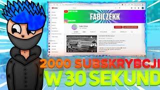 JAK ZDOBYĆ 2000 SUBÓW W 30 SEKUND?!NAPRAWDĘ DZIAŁA