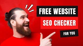 How to check website SEO Score? Free SEO Checker Tool