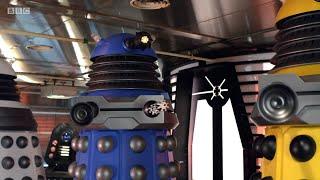 Paradigm Daleks Destroy Ironside Daleks | Victory of the Daleks | Doctor Who