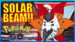 VOLCARONA ERUPTS LANDING SO MANY SOLAR BEAMS!! | POKÉMON GO BATTLE LEAGUE