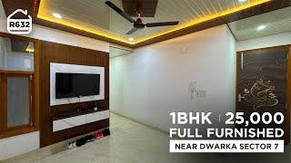 1 BHK Full Furnished Flat for rent near Dwarka Sector 7 | BRS RENTALS R632