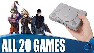 PlayStation Classic - All 20 Games Revealed!