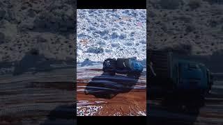 Snow in Sand Hollow, UT #offroad #dirtroadjourney #shorts #jeep #winter4x4jamboree #automotive