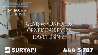 TURKUAZ ETABI'NDA YER ALAN 165 M2 3+1 GENİŞ VE FERAH ÖRNEK DAİREMİZE BEKLERİZ!