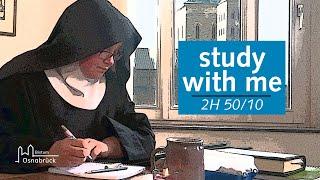 study with me: Sr. Josefine Dom Osnabrück // real time, relaxing lofi music, 2 hour+10 minutes break