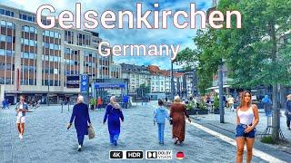 Walking Tour in Gelsenkirchen in Germany 4k