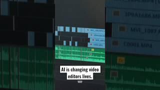 AI is changing video editors lives #ai #aivideoediting #aivideo