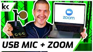 Setup USB Mic For Zoom Video Conferencing