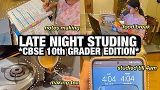 Studying All Night as A *CBSE 10th Grader* | completing my syllabus 