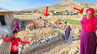 Construction of the house of the Javad family with the expertise of an engineer