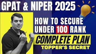 How to Prepare for GPAT 2025 - Best Books, Strategy, and Study Plan | Toppers Secret | Free Contents