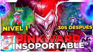 PINKWARD TILTEA A TODOS CON SHACO TOP AP  *EL JUNGLA RIVAL LLORA* 