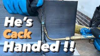 Lead Welding On The Vertical Made Easy **CLOSE UP CHEAT CODE**