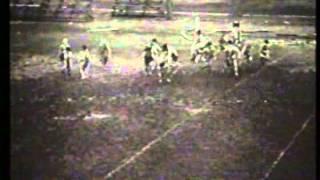 1940 Newsreel Grants Pass Caveman football with a pig