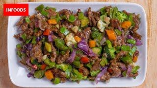 Beef Stir Fry Recipe with Vegetables Mix | How to Cook Beef Stir Fry | Infoods