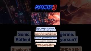 Kirpi Sonic 3 filmine az kaldı... #sonic #shadow