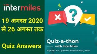 Today's Intermiles Quiz Answers | Intermiles Quiz | Intermiles Quiz A Thon answers | Intermiles | NR