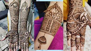 Simple Bridal Mehndi Design For Beginners || Bridal Mehndi Design