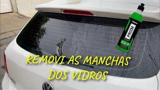 Como remover manchas de chuva ácida dos vidros com PRIZM da VONIXX em casa