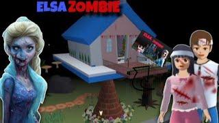 Elsa Couple Zombie Haunted Yuta Mio  Horror Drama Sakura School Simulator 