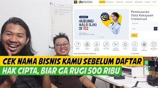 TUTORIAL CEK MEREK NAMA BISNIS DI DJKI, SUDAH DIPAKAI ORANG ATAU BELUM?