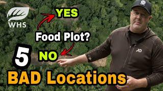 5 Bad Food Plot Locations To Avoid