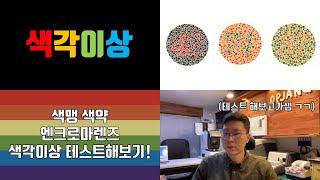 색각이상(색맹,색약)에 대하여 / 색각이상 테스트 해보기! / 안경사 옵장