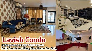 Indiranagar 3BHK Lavish Condo Fully Furnished For Sale Indpt Floor 4000 sft