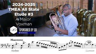 2024-2025 TMEA Euphonium Etude #3 Maestoso A Major Page 42 [SPONSORED BY XO]