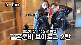 결혼준비 브이로그 2탄 (동생이랑 브이로그)