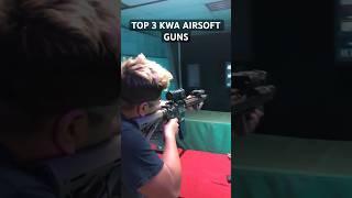 Top 3 KWA Airsoft Guns #airsoft #airsoftgi #trending #warzone #shorts #short #top3 #mayogang #gaming