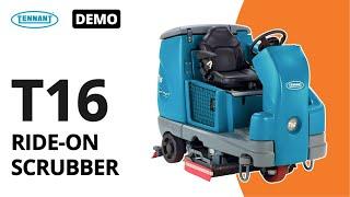 T16 Ride-On Scrubber | Demonstration | Tennant Company