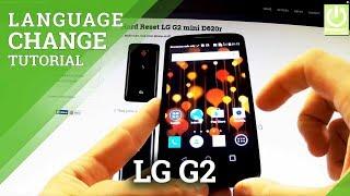 Languages Settings in LG G2 mini D620r - How to Change Language