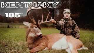 8-Jähriger erlegt 185 Zoll großen Weißwedelhirsch in Kentucky - Brantly Schmittou | Big Buck Blue...