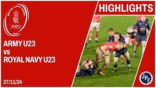 Army U23 vs Royal Navy U23 HIGHLIGHTS 27-11-24