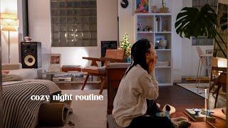 Cozy winter night routine, Unwind & selfcare with me | Homebody Diaries