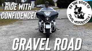 How To Ride & Turn Your Motorcycle On A Gravel Road With Your Feet Up With Confidence!