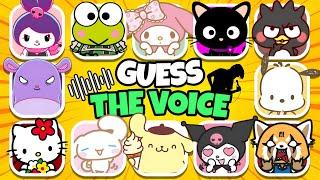 Guess the SANRIO CHARACTERS by the Voice 4!  | Hello Kitty, Kuromi, Romina, Baku, Cinnamoroll